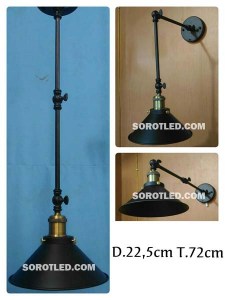 W610K lampu gantung dinding sorotled